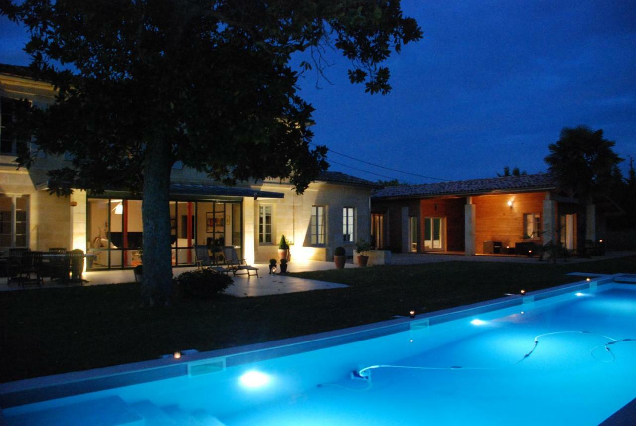 Les Ambeles Bed and Breakfast Saint-Magne-de-Castillon Exteriör bild