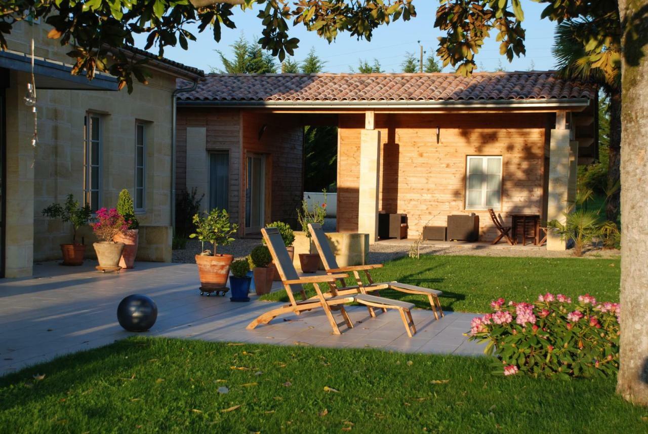 Les Ambeles Bed and Breakfast Saint-Magne-de-Castillon Exteriör bild